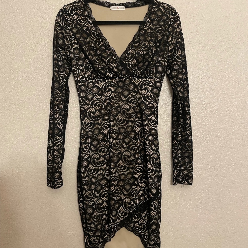 Lace little black dress